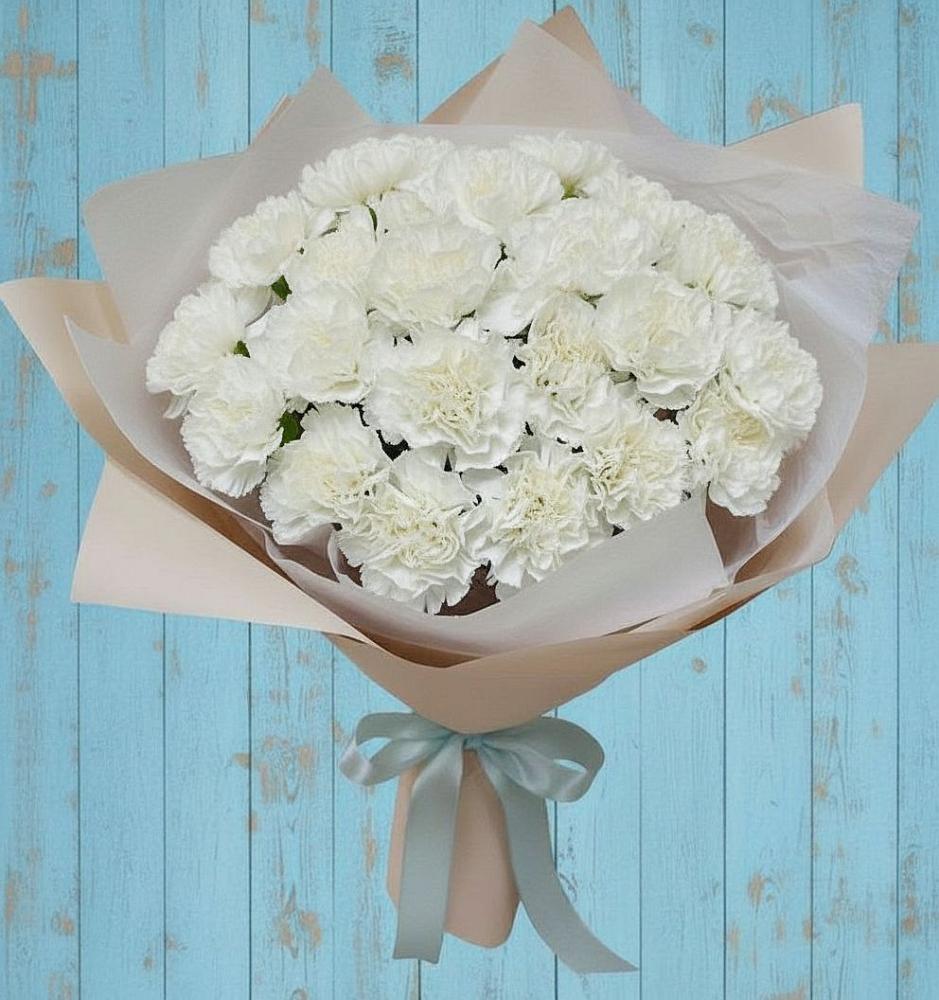 Букет цветов из: Гвоздики в Беркакит