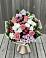 Букет цветов из: Альстромерии, Гвоздики, Розы и Хризантемы в Беркакит