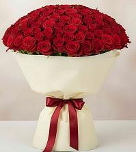 Букет 101 Красная роза Милано в Беркакит