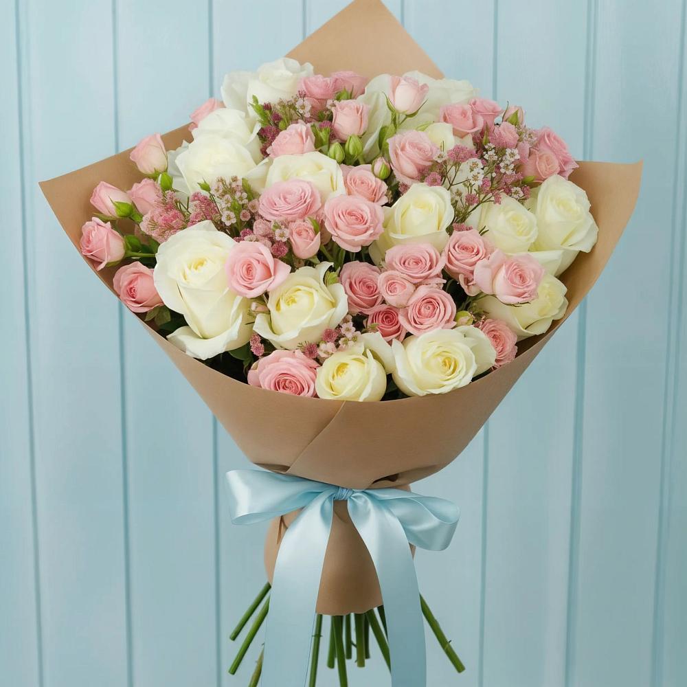 Букет цветов из: Розы в Беркакит