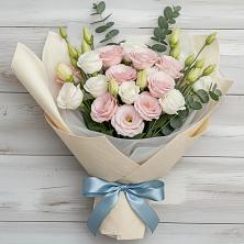 Букет цветов из:  Лизиантусы в Беркакит