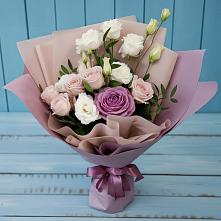 Букет цветов из:  Розы и Лизиантусы #REPLACE_PRED# Беркакит