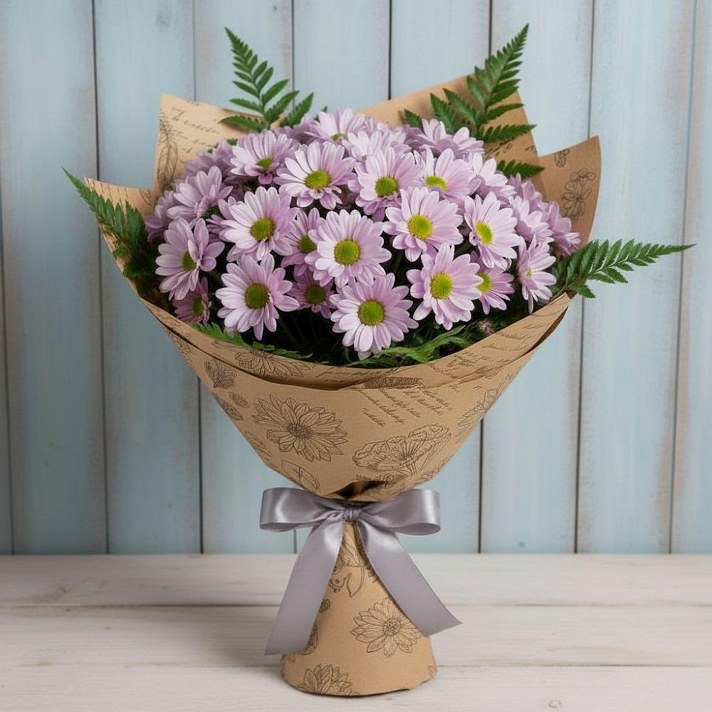 Букет цветов из: Хризантемы в Беркакит