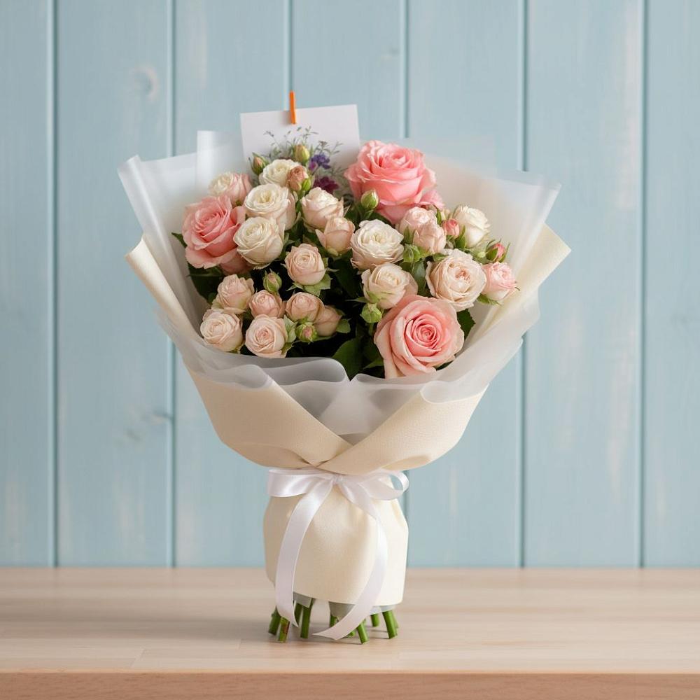 Букет цветов из: Розы в Беркакит