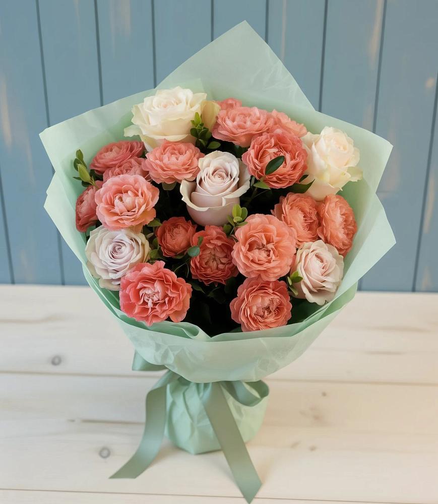 Букет цветов из: Розы в Беркакит