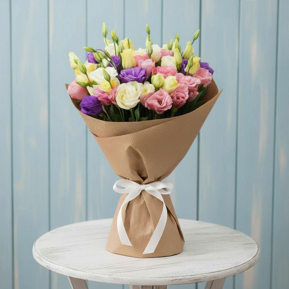 Букет цветов из: Лизиантусы в Беркакит