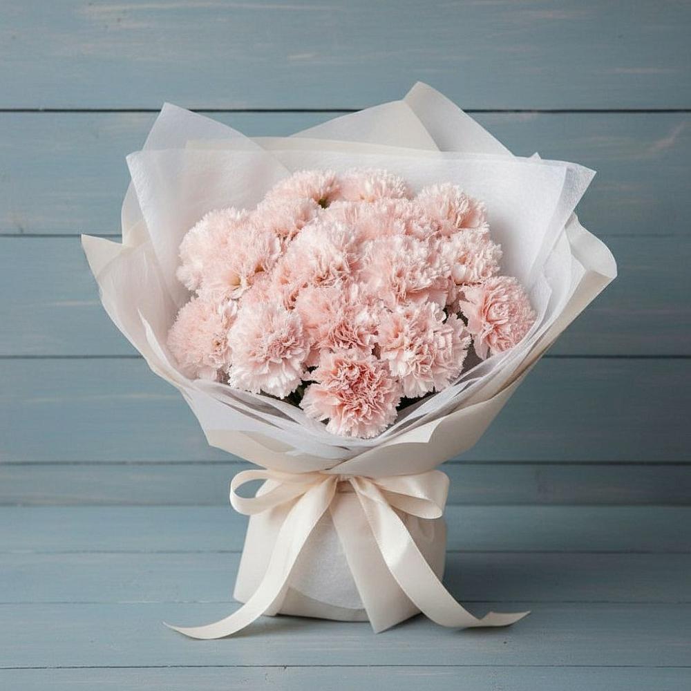 Букет цветов из: Гвоздики в Беркакит