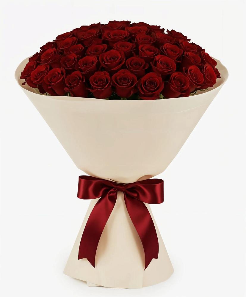 Букет 101 Бордовая роза Блэк Бакарра в Беркакит