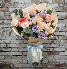 Букет цветов из:  Розы, Лизиантусы и Гвоздики #REPLACE_PRED# Беркакит